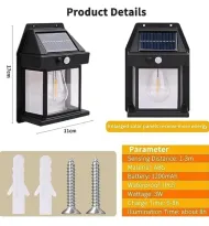 Solární zahradní nástěnná lampa Solar Interaction 888