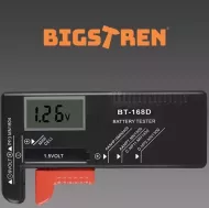 Tester na baterie Bigstren s LCD displejem